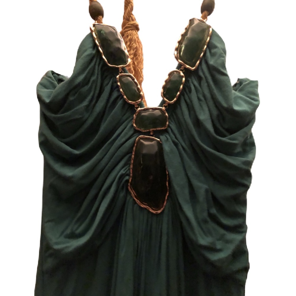 NEW WITH TAGS - SKY HALTER TOP - EMERALD GREEN. Size Medium, Pristine condition!